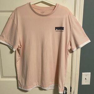 Puma Mens Tee Peach